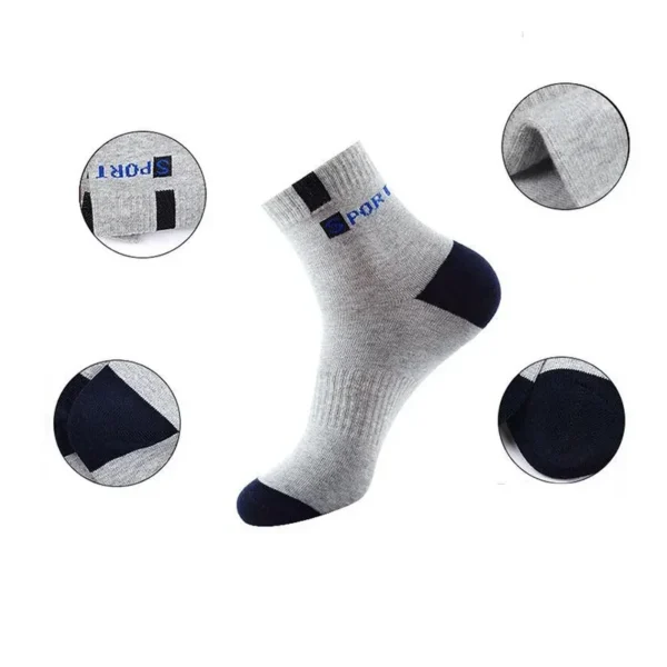 10pairs Breathable Cotton Sports Stockings Men Bamboo Fiber Autumn and Winter Men Socks Sweat Absorption Deodorant Business Sox - Image 42