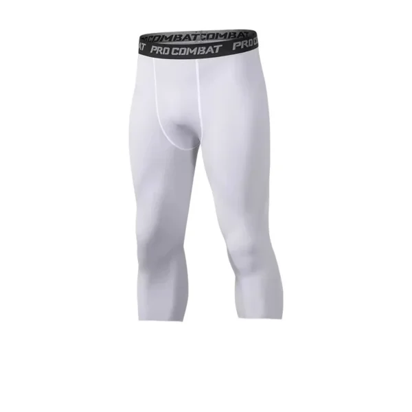 Mens Compression Pants Tights Cool Dry Leggings Sports Baselayer Running Tights Athletic Workout Active Shorts - Image 17