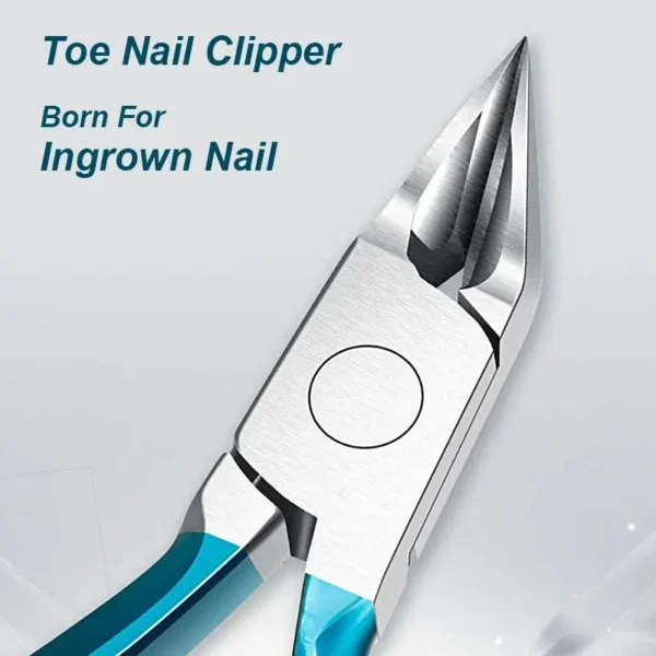 Toe Nail Clipper For Ingrown Or Thick Toenails Toenails Trimmer Professional Podiatrist Toenail Nipper With Stainless Steel Supe - Image 2