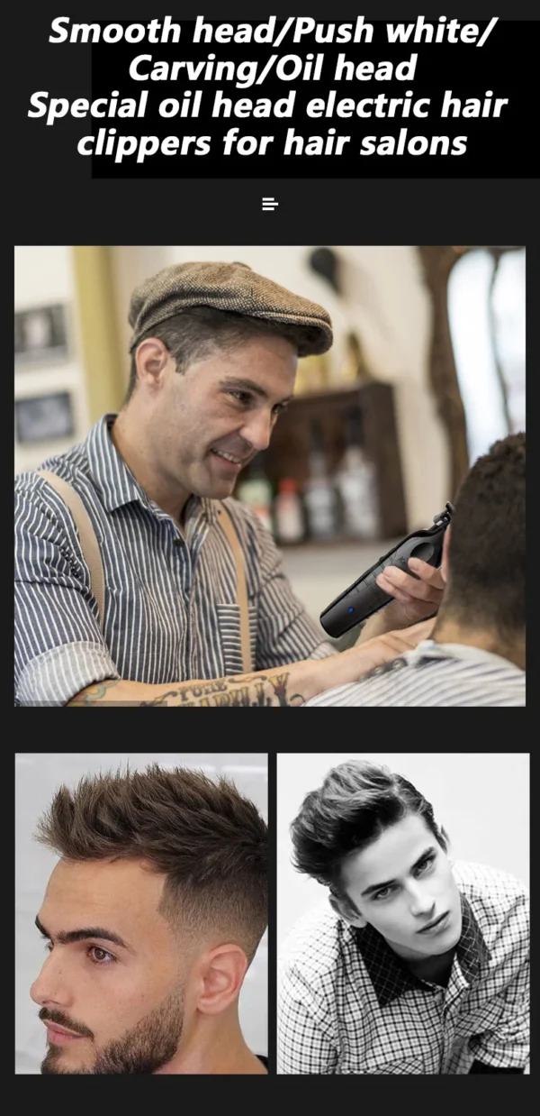Kemei 2299 Barber Cordless Hair Trimmer 0mm Zero Gapped Carving Clipper Detailer Professional Electric Finish Cutting Machine - Image 19