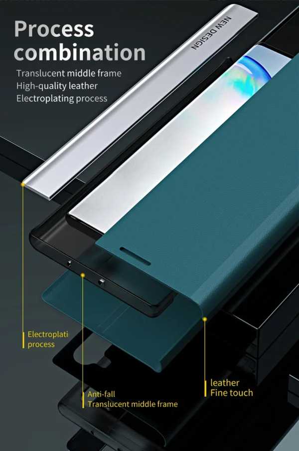 For Iphone 15 Pro Max Case Luxury Plating Leather Flip Cover For I Phone 15 Iphone15 ProMax 15Pro Plus Magnetic Stand Book Coque - Image 20