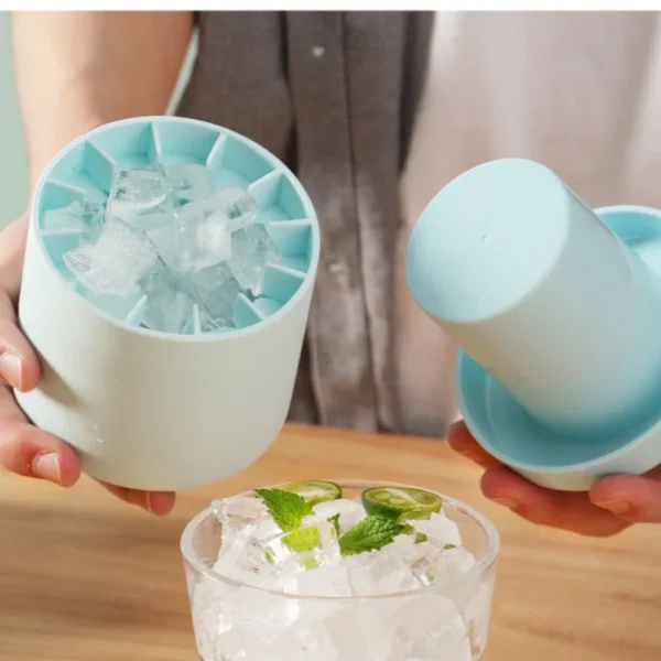 Silicone Ice Cube Mold Round Ice Bucket Summer Homemade DIY Refrigerator Freeze Ice Maker Creative Ice Cube Mold Barware Tools - Image 13