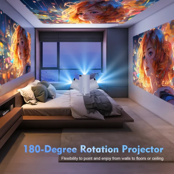 Magcubic Projector HY300 PRO 4K Android 11 Dual Wifi6 260ANSI Allwinner H713 BT5.0 1080P 1280*720P Home Cinema Outdoor Projetor - Image 21