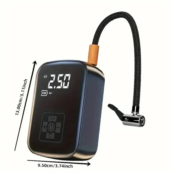 1pc Wireless Car Air Compressor Air Pump Electric Tire Inflator Pump for Motorcycle Bicycle Boat AUTO Tyre Balls Inflatable - Image 7
