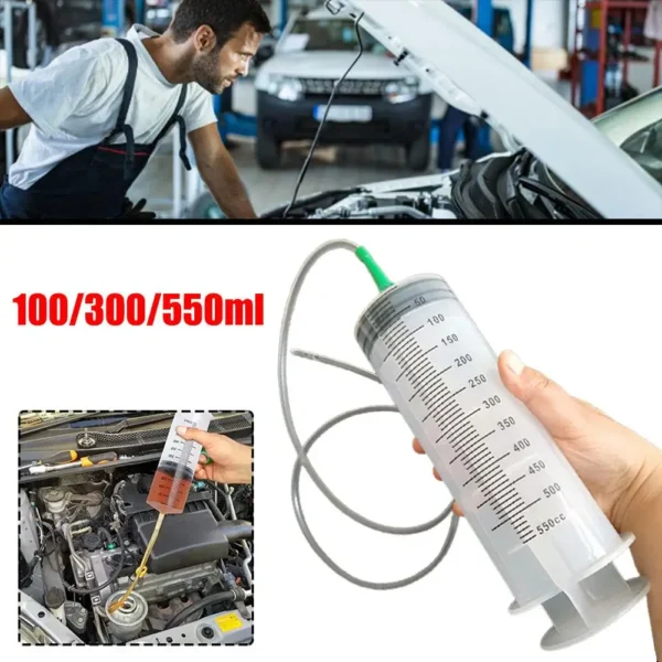 100/300/550ml Large Capacity Syringes Oil Pump With 1m Hose Pet Feeding Measuring Pump Hydroponics Nutrient Big Syringe - Image 14