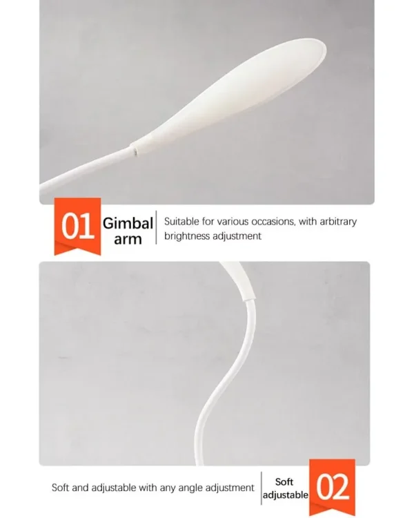 LED Desktop Desk Lamp USB Rechargeable Lighting Eye Protection Room Night Light Bedroom Bedside Student Reading Lamp - Image 11