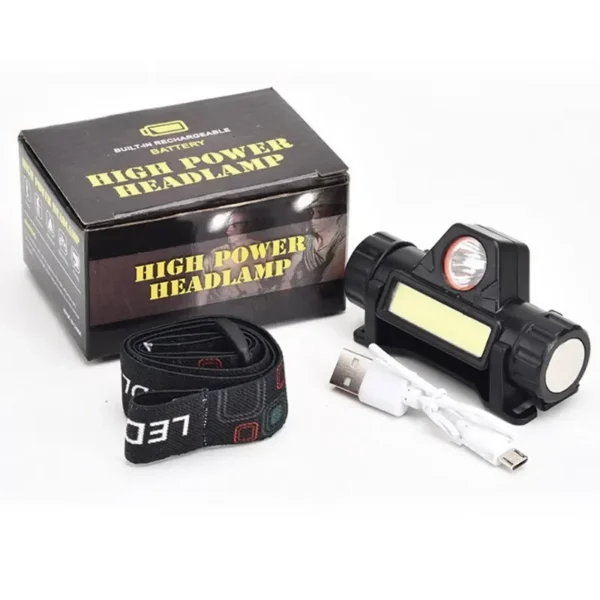 Rechargeable COB LED USB Headlamp Strong Magnetic Powerful Headlight Super Bright Waterproof Head Torch For Outdoor Fishing - Image 7