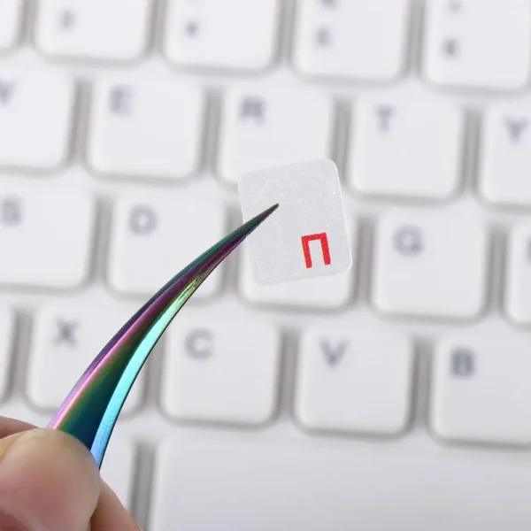 Russian English Transparent Keyboard Stickers Korean Hebrew Language Alphabet for Computer PC Dust Protection Laptop Accessories - Image 18