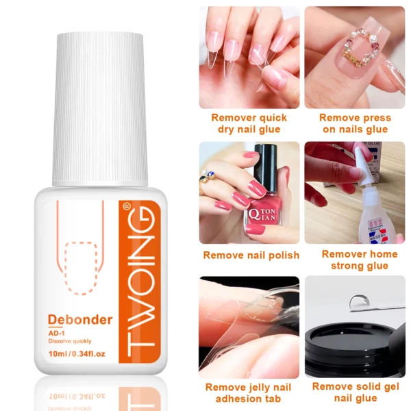 7g Super Strong Nail Glue For False Nail Tips, Acrylic Nails,Press On Nails,Fake Nails Art Decoration Lasting Adhesion - Image 6