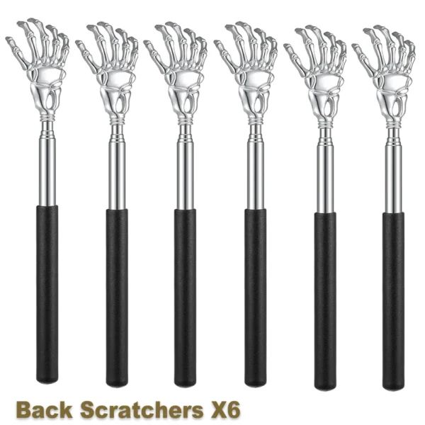 Portable Extendable Back Scratcher Stainless Steel Telescoping Back Scratcher for Both Human and Pets Extendable Back Massager - Image 11