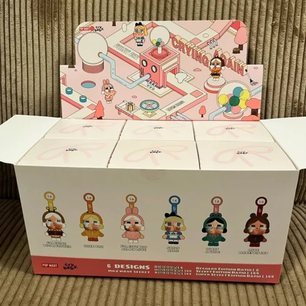Genuine 13cm Crybaby Crying Again Series Mystery Box Vinyl Face Plush Doll Pendant Decoration Fan Collection Child Birthday Gift - Image 3