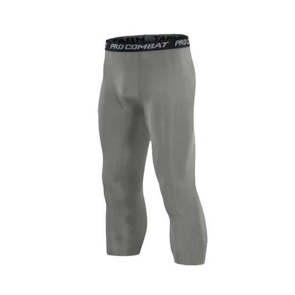 Mens Compression Pants Tights Cool Dry Leggings Sports Baselayer Running Tights Athletic Workout Active Shorts - Image 8