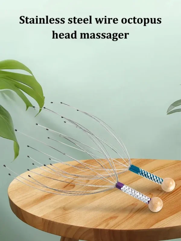 1PC Random Color Pet Massage Claw Head Massager Head Scratching Octopus Scalp Non Soul Extractor Divine Tool For Extracting - Image 7