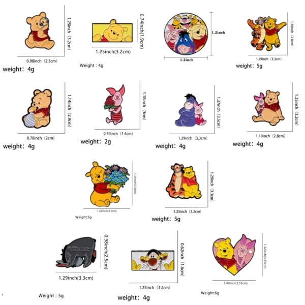 Cartoon Animals Brooches for Women Cute Donkey Enamel Pins Badges Lapel Pins Fashion Jewelry Clothing Accessories Friends Gift - Image 21