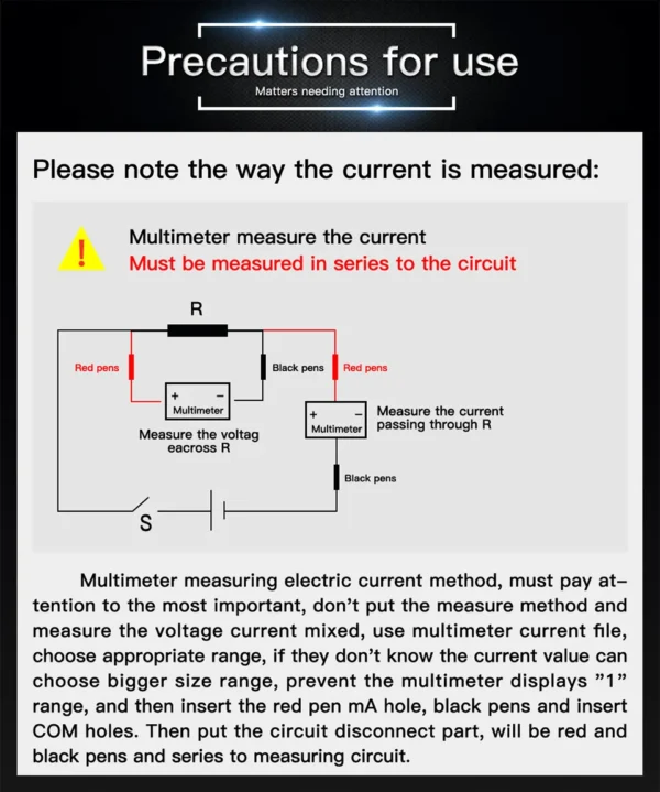ANENG SZ308 Digital Multimeter   AC/DC Current Meter Voltage Resistance Meter Electrician LCD Backlight Ohm Square Wave Test - Image 28