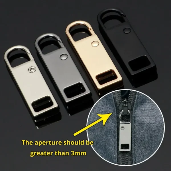 4pcs/8pcs Detachable Zipper Pull, Multi Color Replacement Zipper Accs For Jeans & Backpack, Sewing Tools - Image 5