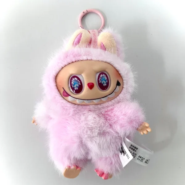 Labubu V3 Heartbeat Macaron Have A Seat Big Into Energy Series Pendant Doll Decor Keychain Collection - Image 15