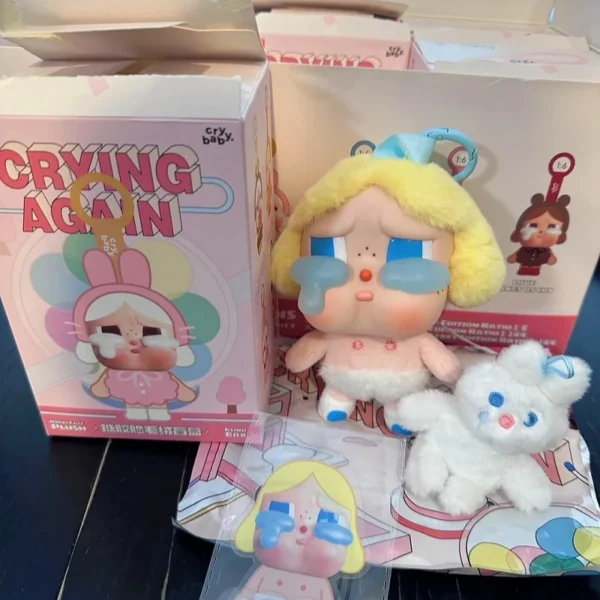 Genuine 13cm Crybaby Crying Again Series Mystery Box Vinyl Face Plush Doll Pendant Decoration Fan Collection Child Birthday Gift - Image 6