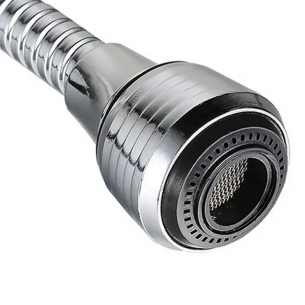 Kitchen Stainless Steel Faucet Sprinkler Water-saving Device Lengthening Rotating Splash Proof Sprinkler Spray Extender Bubbler - Image 5