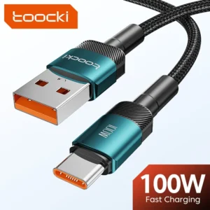 Toocki USB Type C Cable Fast Charging USB C Charger Cord For iPhone 15 14 13 12 11 Huawei P40 P30 Realme Oppo Oneplus Power Bank