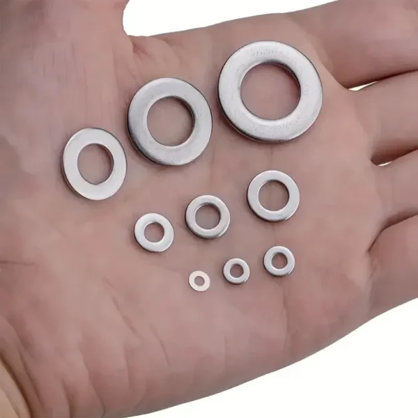 360/580pcs 304 Stainless Steel Flat Washers Set, Perfect For Home Decor, Factory Repair, Kitchens, Shops & More - Image 6