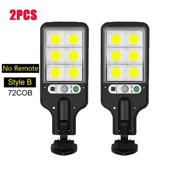 Powerful LED Solar Outdoor Led Courtyard Wall Lamp Rechargeable Human Body Induction Garden Terrace Garage Door Street Lighting - Image 8