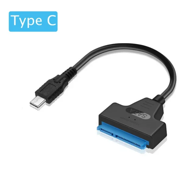SATA to USB 3.0 / 2.0 Cable Up to 6 Gbps for 2.5 Inch External HDD SSD Hard Drive SATA 3 22 Pin Adapter USB 3.0 to Sata III Cord - Image 7