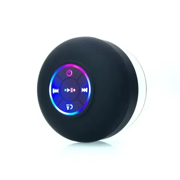 Mini Portable Bluetooth Audio IPX4 Waterproof Led Lights Bathroom Outdoor Large Suction Cup Can Be Adsorbed Wall Speaker - Image 7