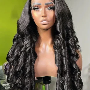 3D Body Wave Lace Front Wigs 13x4 13x6 Hd Lace Frontal Wig Pre Plucked Bouncy Wavy Curl Human Hair Wigs for Women Geeta Hair