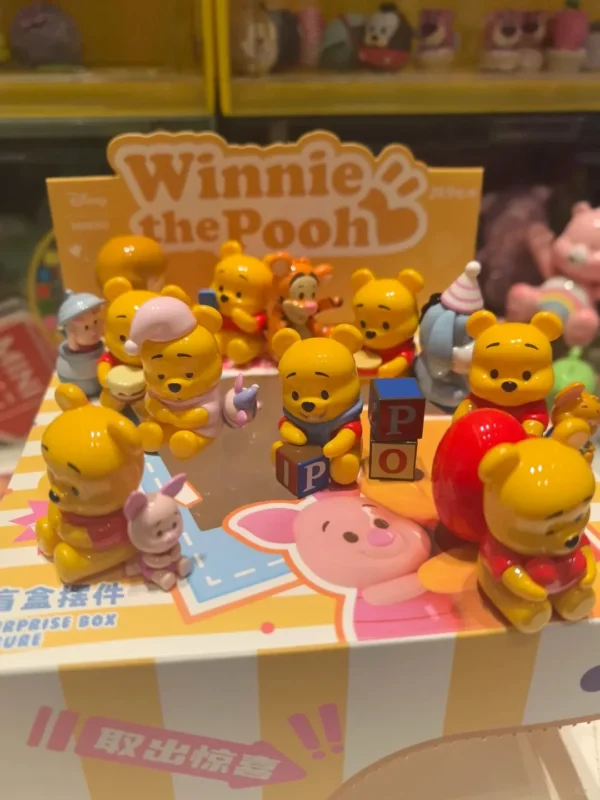 Anime Cartoon Winnie The Pooh Best Friend Series Blind Box Tigger Eeyore Piglet Model Collection Ornament Gifts For Kids - Image 20