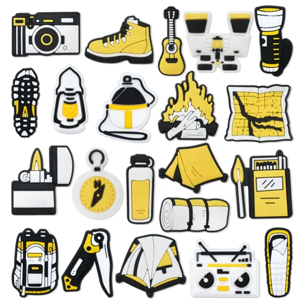 Hot Toys Icecream Interesting Monster Shoes Charm Decorations Cute Cartoon PVC Decorations Detachable Waterproof For Party Gifts - Image 7