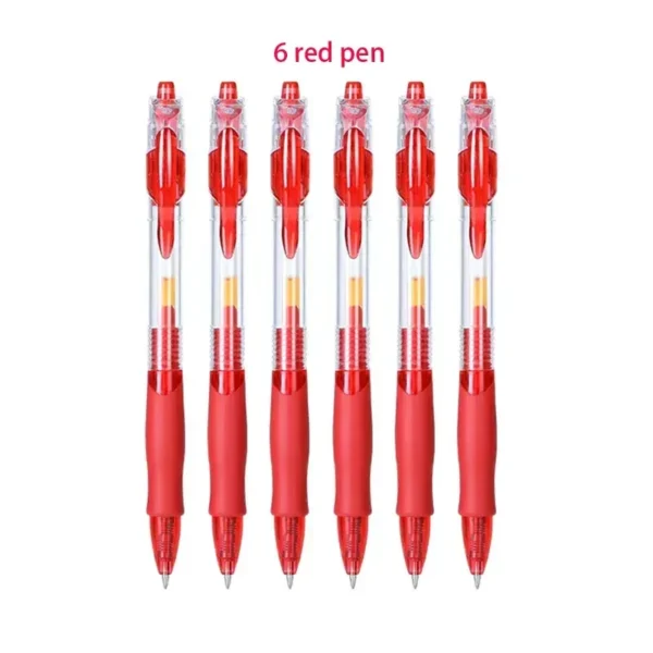 13/30pcs Retractable Gel Pens Set Black/Red/Blue Ink Ballpoint for Writing Refills Office Accessories School Supplies Stationery - Image 13