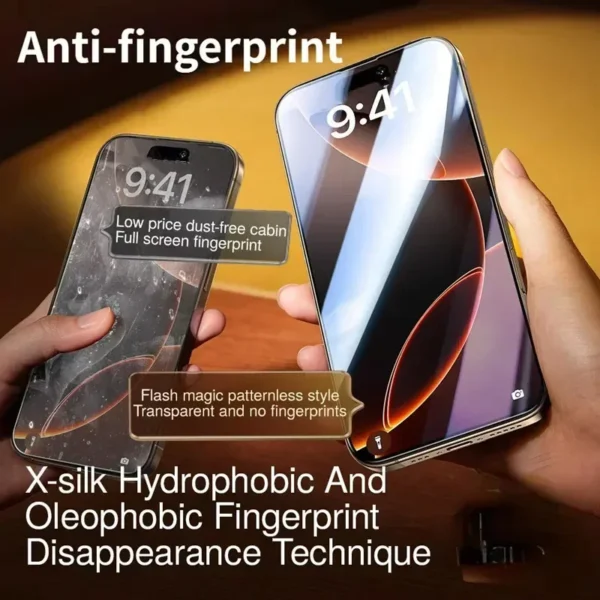 3Pcs Dust Free Installation Privacy Screen Protector for IPhone 16 14 11 12 13 15 Pro Max 7 8 Plus Mini X XR XS Anti-spy Glass - Image 9