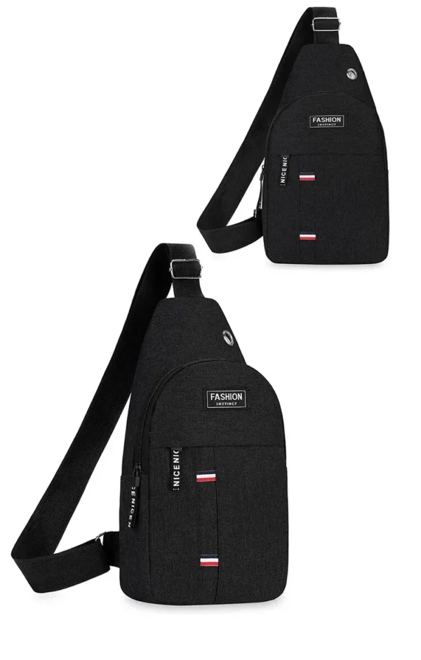 Chest Bag Men's One Shoulder Crossbody Bag Large Capacity Outdoor Sports And Leisure Fashion Small Shoulder Bag Large Capacit - Image 29