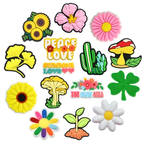 Hot Toys Icecream Interesting Monster Shoes Charm Decorations Cute Cartoon PVC Decorations Detachable Waterproof For Party Gifts - Image 4