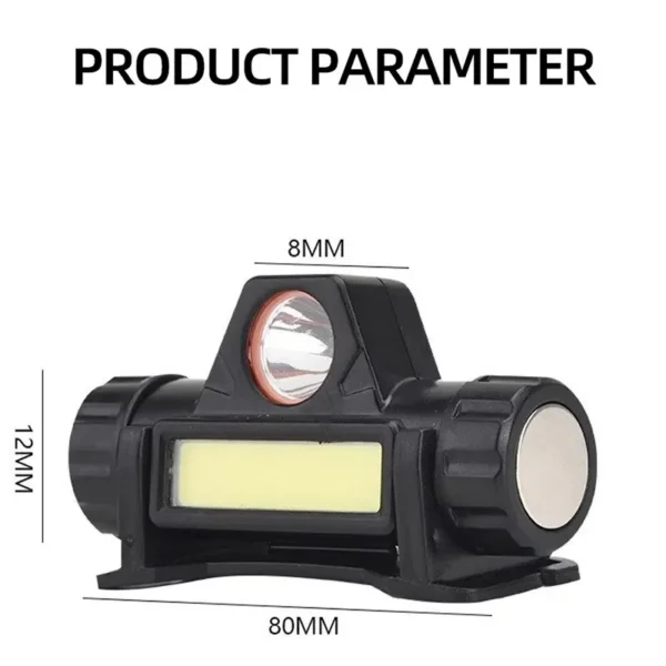 Rechargeable COB LED USB Headlamp Strong Magnetic Powerful Headlight Super Bright Waterproof Head Torch For Outdoor Fishing - Image 2