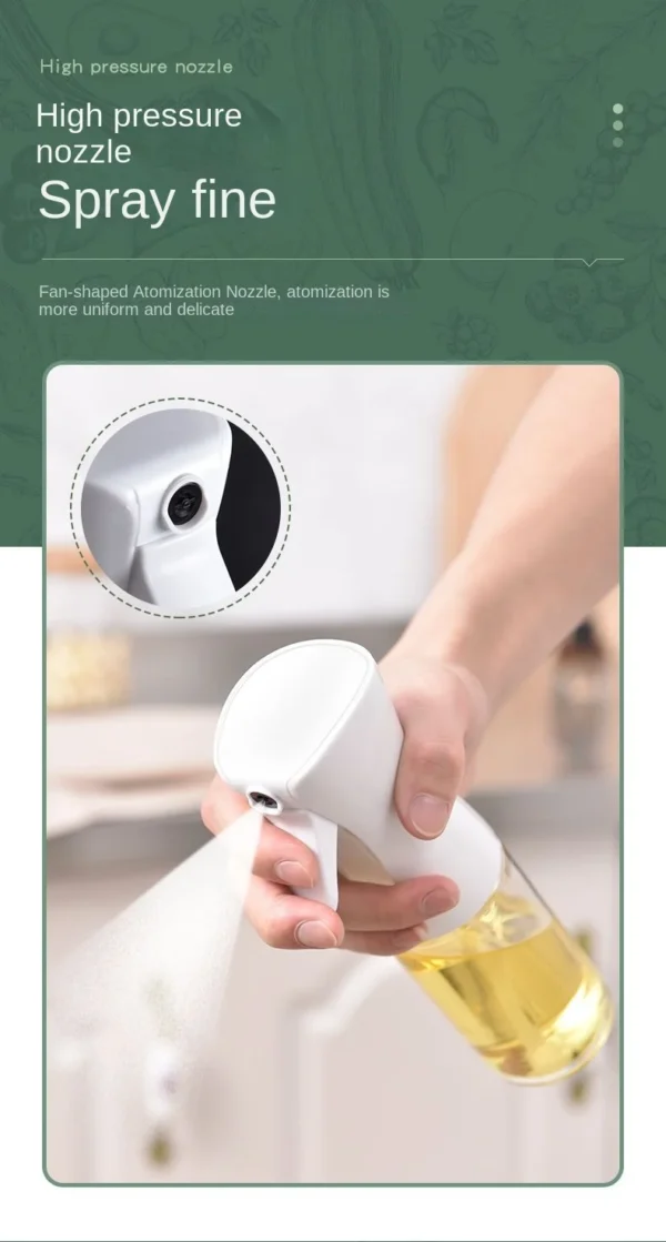 1Pc 200/300/500 ML Oil Spray Pot Kitchen Household Edible Olive Oil Spray Bottle Atomized Misty Oil Tank Air Fryer Spray Bottle - Image 22