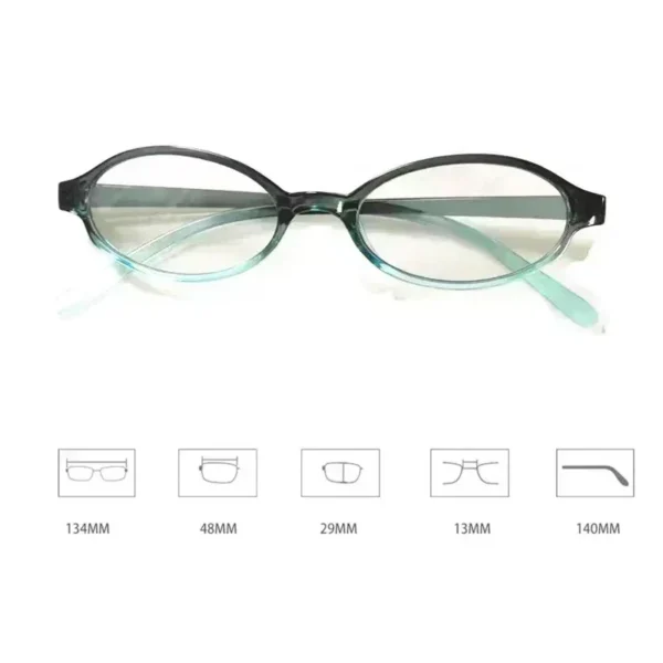 Women's New Finished Photochromic Myopia Glasses Men Small Oval Frame Minus Eyewear Fashion Discoloration Ultralight Eyeglasses - Image 6
