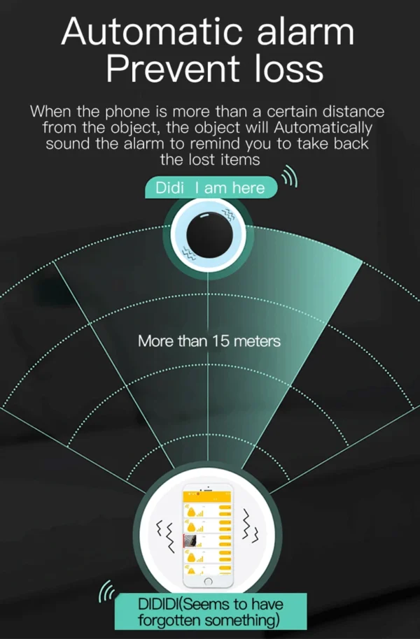 Mini GPS Locator AntiLost Alarm Wallet Keychain Smart Tag Bluetooth-Compatible Tracer Keychain Dog Pet Child Tracker Key Finder - Image 28