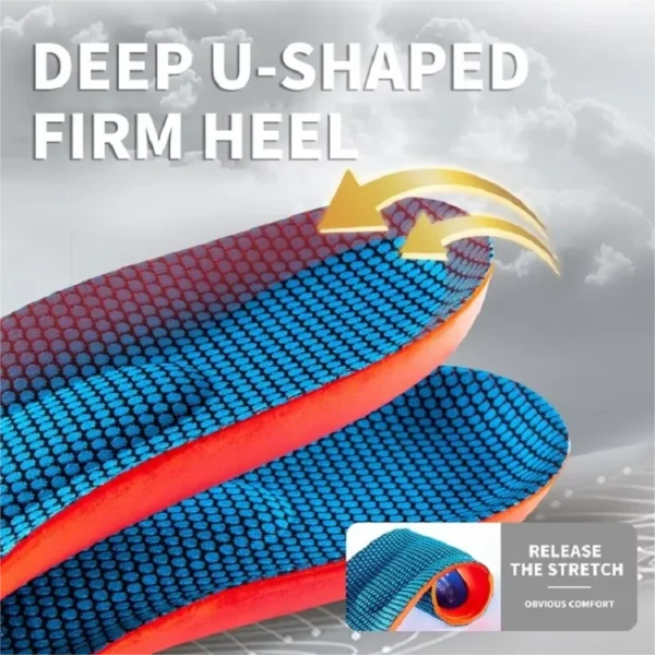Sport Orthopedic Insoles for Feet Men Women EVA Breathable Shock Absorption Shoes Insole for Running Basketball Sport Care Pads - Image 4