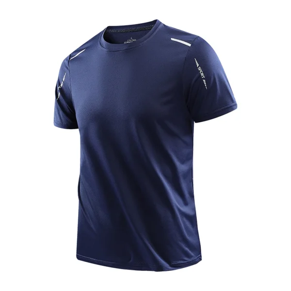 CHRLCK Men's Running Quick Drying T-shirts Breathable Hiking Fishing Tees Soft Elasticity Outdoor Sports Short Shirt Summer - Image 7