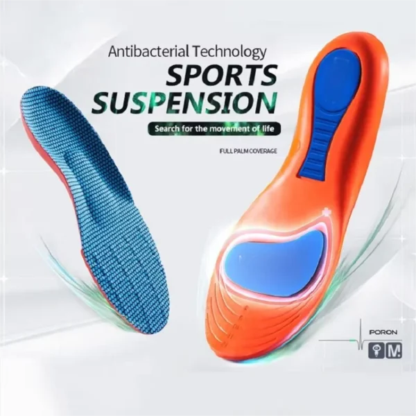 Sport Orthopedic Insoles for Feet Men Women EVA Breathable Shock Absorption Shoes Insole for Running Basketball Sport Care Pads - Image 5