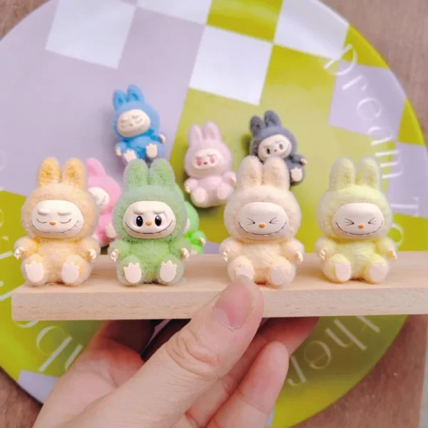 New Mini Labubu Standing And Sitting Posture Doll Cute Toy Desktop Decoration Model Ornaments Christmas Gifts Randomly Send - Image 3