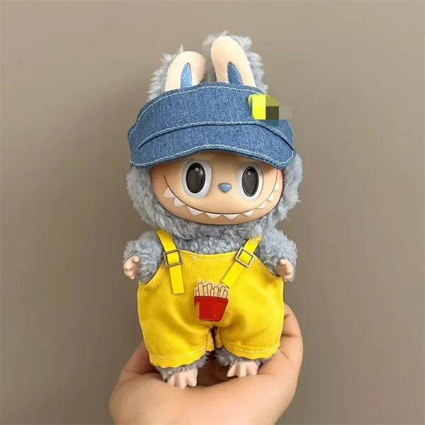 17cm Lbb Plush Doll Clothes Set Hairband T-shirt Pants Bag for 15cm Cotton Doll Dress Up Accessories DIY Toys Birthday gift - Image 6