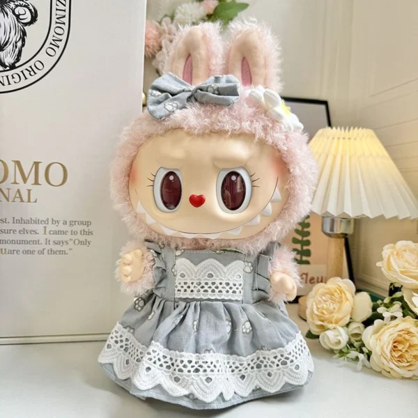 New Arrival 38cm Mini Cute Doll Clothes Outfit Accessories Labubu Idol V1 V2 Cloud Shirt Set Ornament Only Clothes Birthday Gift - Image 13