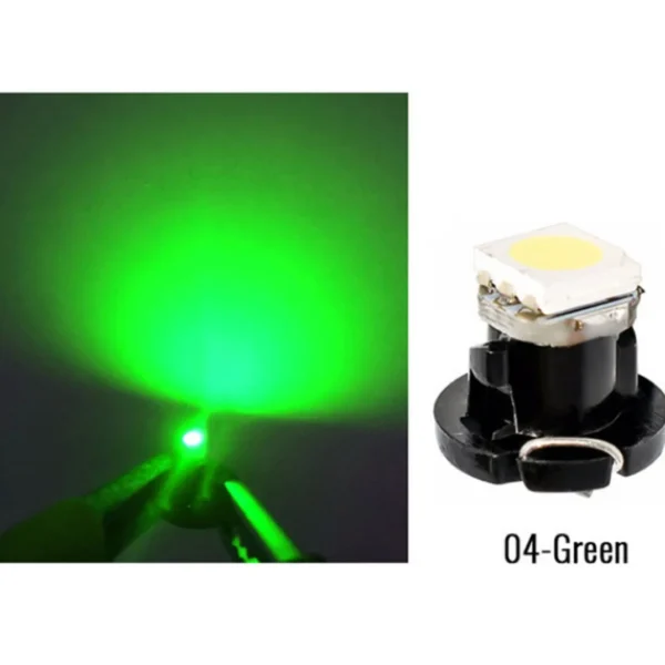 10x T3 LED 3528 SMD Car Cluster Gauges Dashboard White  Ice Blue Red Pink Green Instruments Panel Light Neo Wedge Bulbs - Image 11