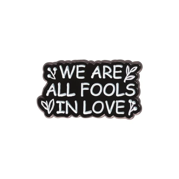 Pride and Prejudice Enamel Pin I Love Mr Darcy Cartoon Metal Brooches Romantic Lover Story Film Lapel Badge Gift for Friends - Image 9
