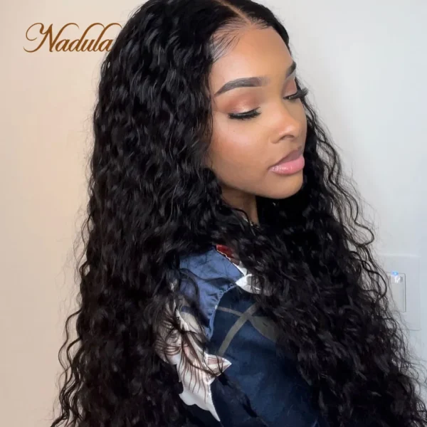 Nadula 13x4 Pre-Cut Lace Frontal Super Secure Water Wave Glueless Human Hair Wig Real Ear To Ear Bleached Knots Pre-Everything - Image 7