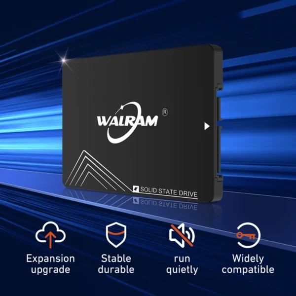 WALRAM Sata3 SSD 1TB 2.5 Inch "Internal Hard Drive Disk 128GB 256GB 512GB HDD Solid State Hard Disk for Laptop Desktop - Image 2