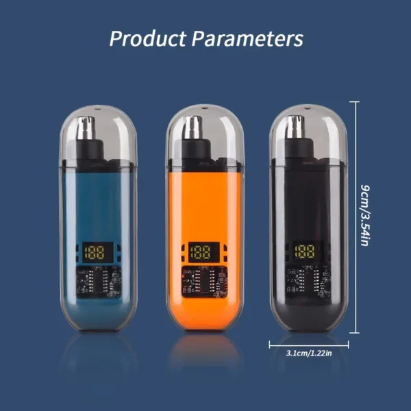 2 In 1 Electric Portable Ear And Nose Hair Trimmer Clipper 2024 Professional Painless Portable Eyebrow For Men - Image 20